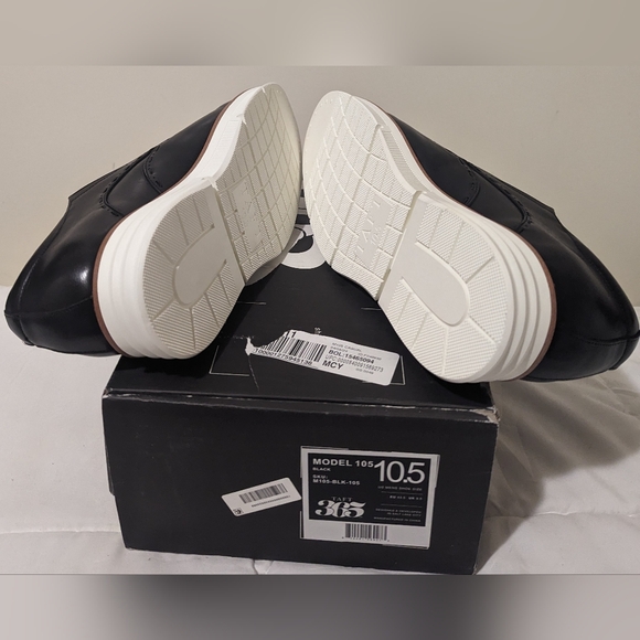 TAFT 365 M 105 Monk Strap Slip on Leather Shoes Black Size 10.5 NEW NWB - Picture 6 of 7